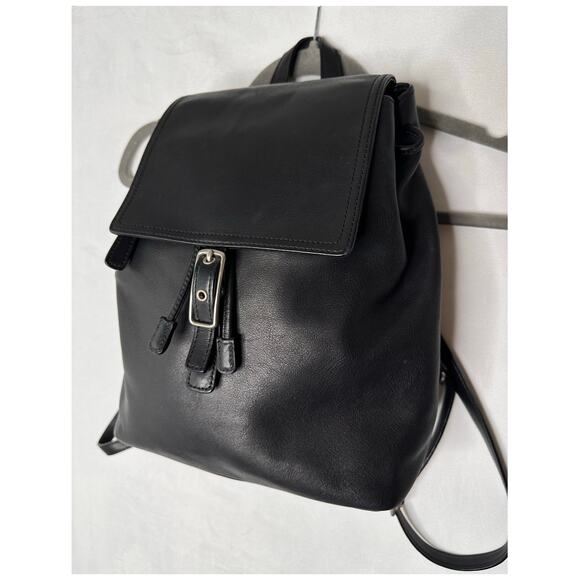 VTG Coach Legacy West Hampton Leather Backpack 9827 Black Purse Daypack Bag - Picture 4 of 12